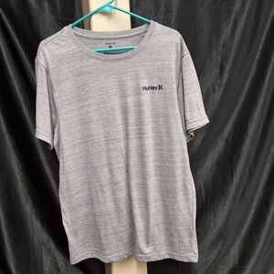 Hurley Gray Short Sleeve Tee Classic Design